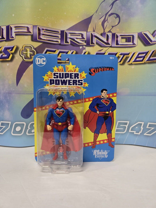 DC Super Powers 4 Inch Action Figure Wave 8 Exclusive Superman Fleischer Variant