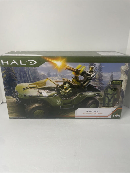 Halo Infinite Warthog VEHICLE & Master Chief Action Figure JAZWARES NEW