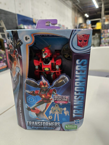 Transformers EarthSpark Terran Twitch Deluxe Class Hasbro 6" Figure BAF Mandroid