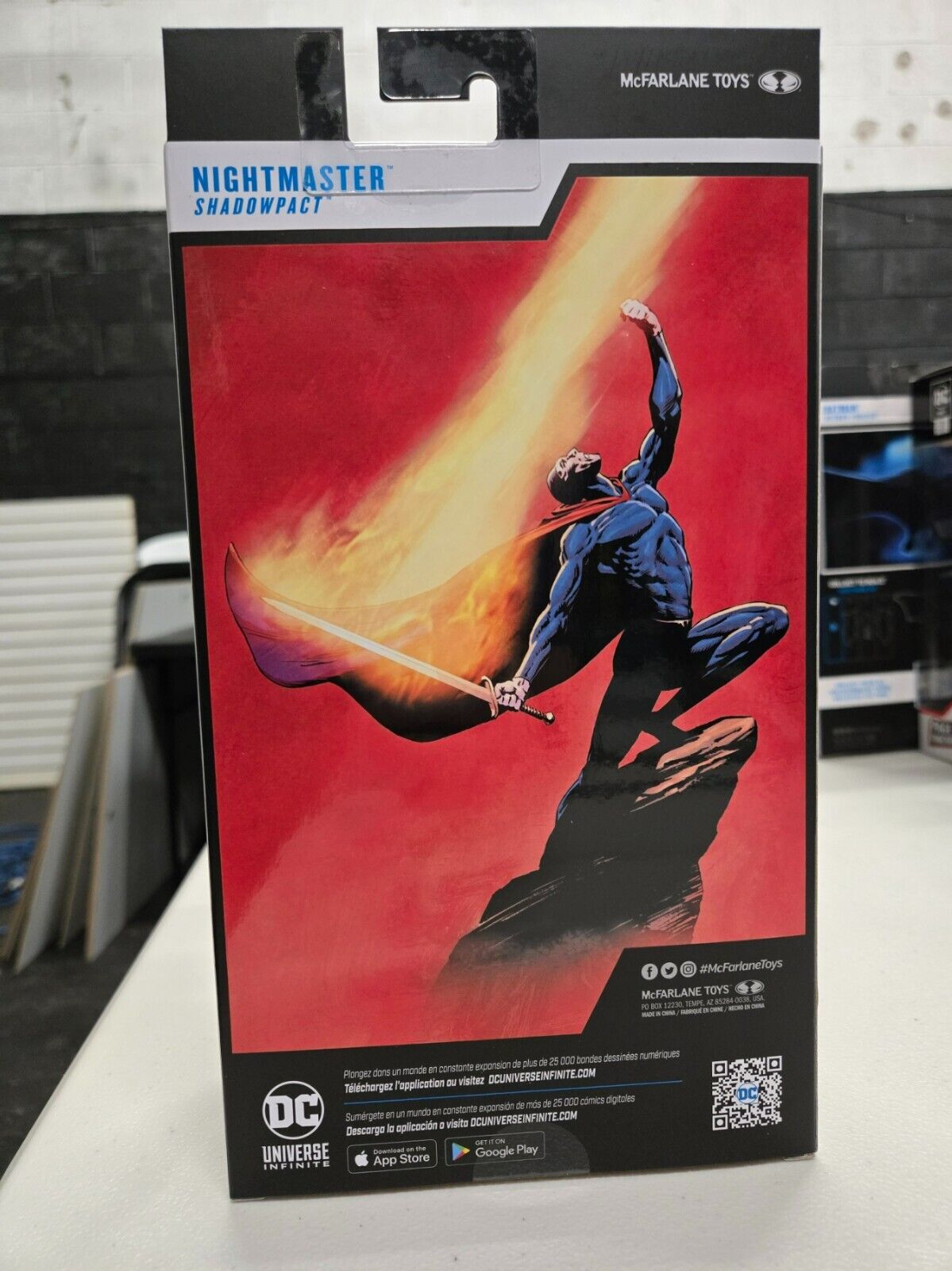 McFarlane DC Multiverse Red Platinum Edition Nightmaster 7' Inch Action Figure
