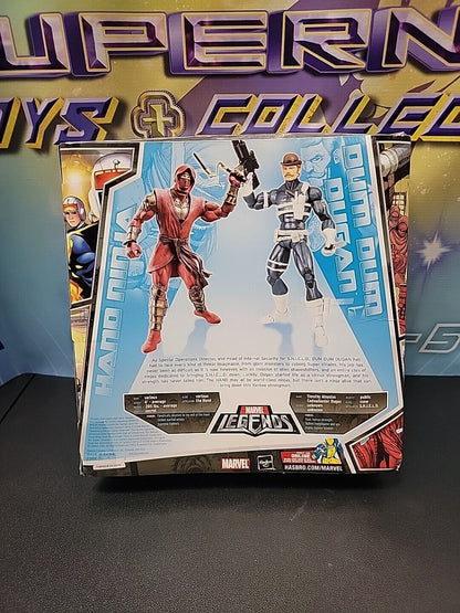 Hasbro Marvel Legends Ninjas Super Spies Hand Ninja vs Dum Dum Dugan 2 Pack