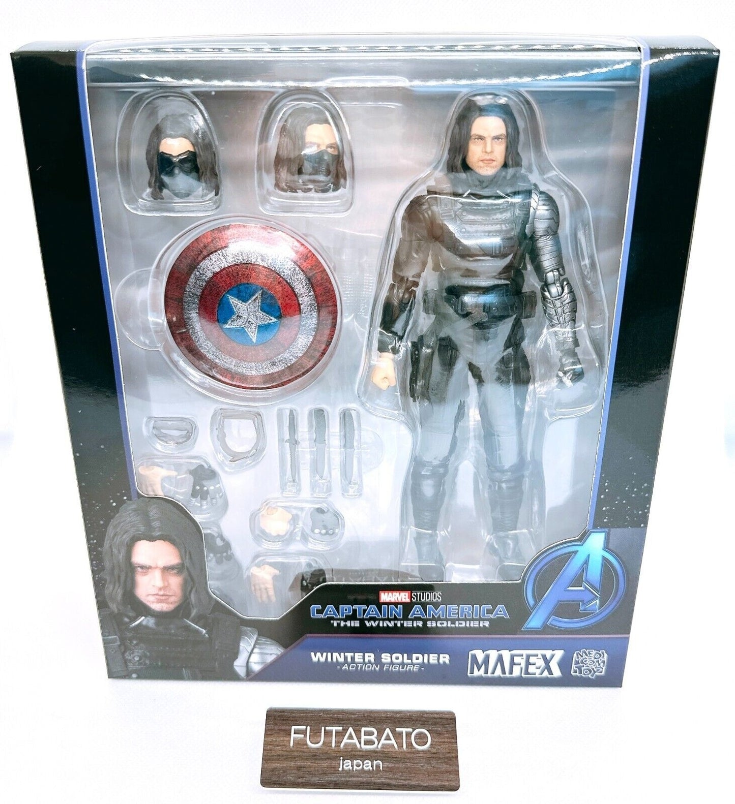 Medicom Toy MAFEX No.203 Winter Soldier Captain America Figure
