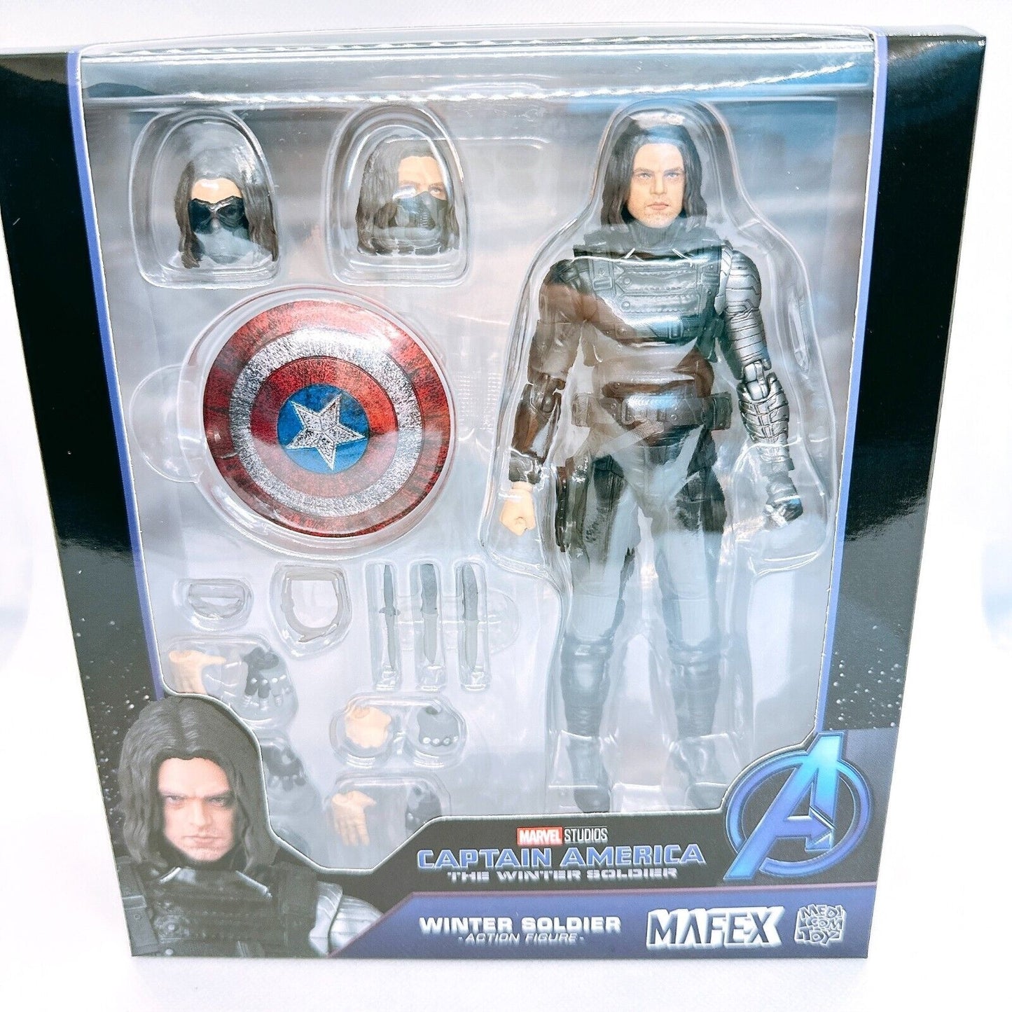 Medicom Toy MAFEX No.203 Winter Soldier Captain America Figure