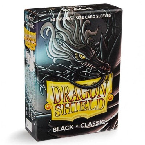 Arcane Tinmen Dragon Shield Japanese Deck Protectors - Black, 60-Pack