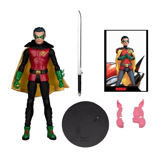 McFarlane Toys Batman Robin 7-in Action Figure, Pack of 1