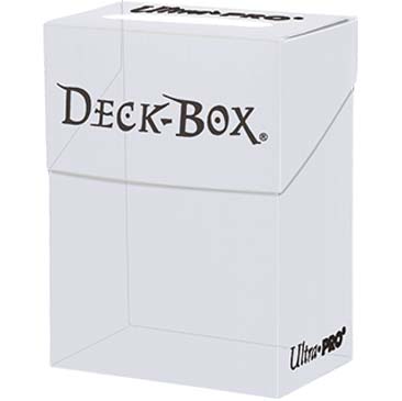 Ultra Pro 10" Deck Box - White