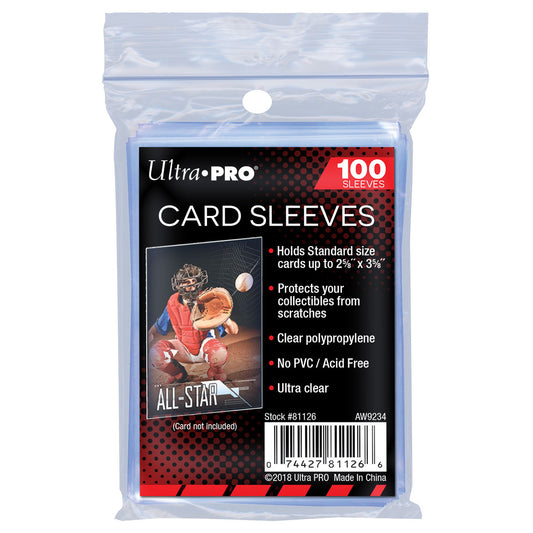 Ultra Pro Deck Protector Sleeves 66x91 mm, 100 Count