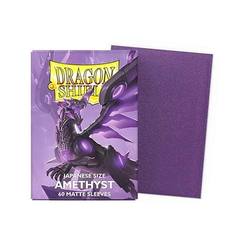 ATM11160 Deck Protector  Japanese Matte Amethyst Card Game - 60 Piece