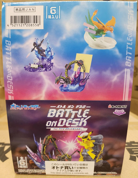 Re-Ment Pokemon Desktop Figures DESQ Battle on Desk Set