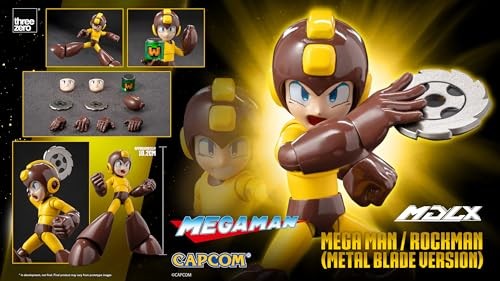 Threezero Store Mega Man MDLX Metal Blade Action Figure Pack of 1