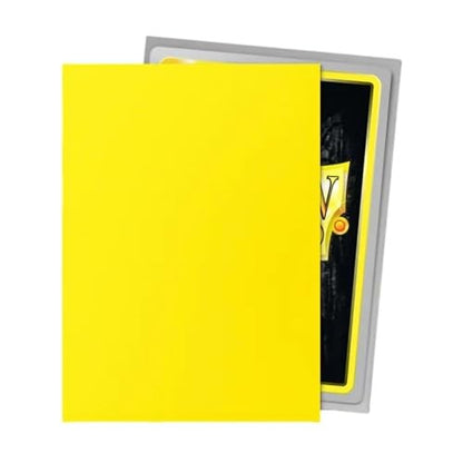 Dragon Shield Matte Dual Yellow & Silver 100 Count