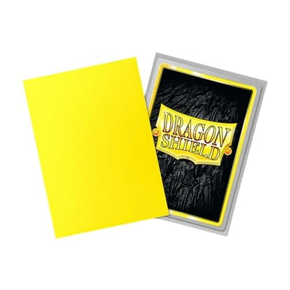 Dragon Shield Matte Dual Yellow & Silver 100 Count