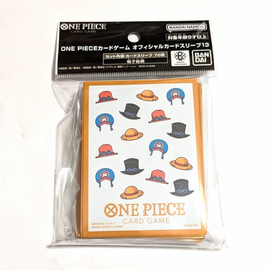 Bandai One Piece Card Game Sleeves 13 Hat Patterns New