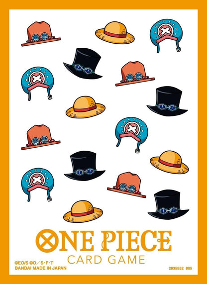 Bandai One Piece Card Game Sleeves 13 Hat Patterns New
