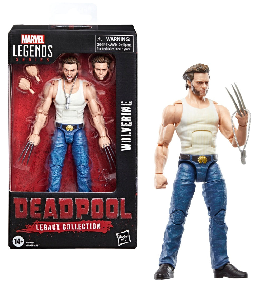 Marvel Legends Series Wolverine, Deadpool 2 Adult Collectible Action Figure (6")