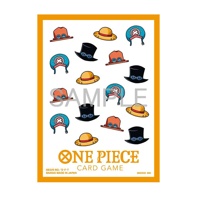 Bandai One Piece Card Game Sleeves 13 Hat Patterns New