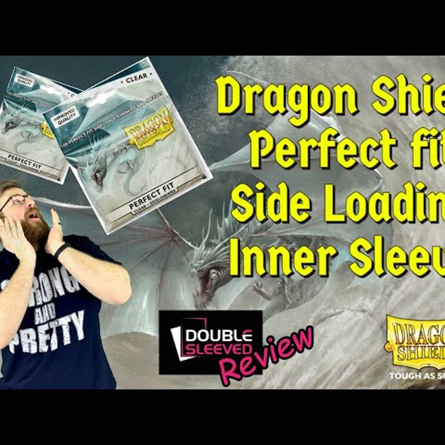 Arcane Tinmen Dragon Shield Side-Loading Sleeves, 100 Count Clear