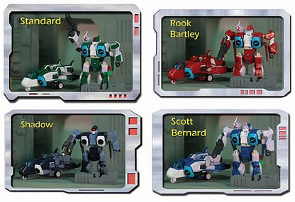 Toynami Robotech Veritech Alpha Morpher Set - Rook Bartley, Scott Bernard