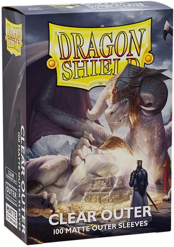Arcane Tinmen Dragon Shield Matte Clear Card Sleeves - 100 Count