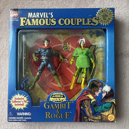 Toy Biz X Men Gambit and Rogue Collectors Set