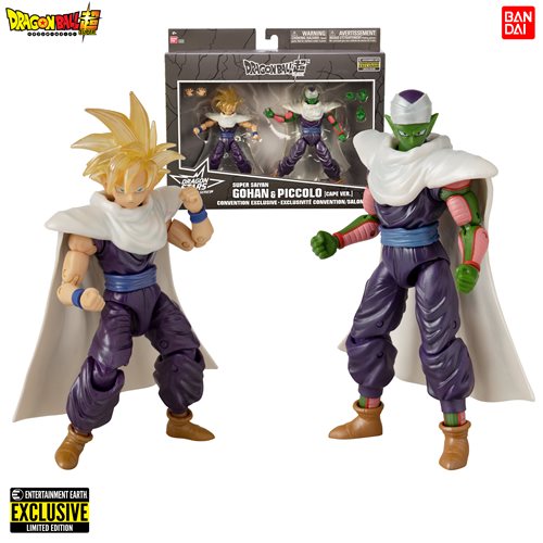 Dragon Stars Series - Dragon Ball Super - Super Saiyan Gohan & Piccolo Cape Version, SDCC 2020 Entertainment Earth Exclusive Action Figure 2-Pack