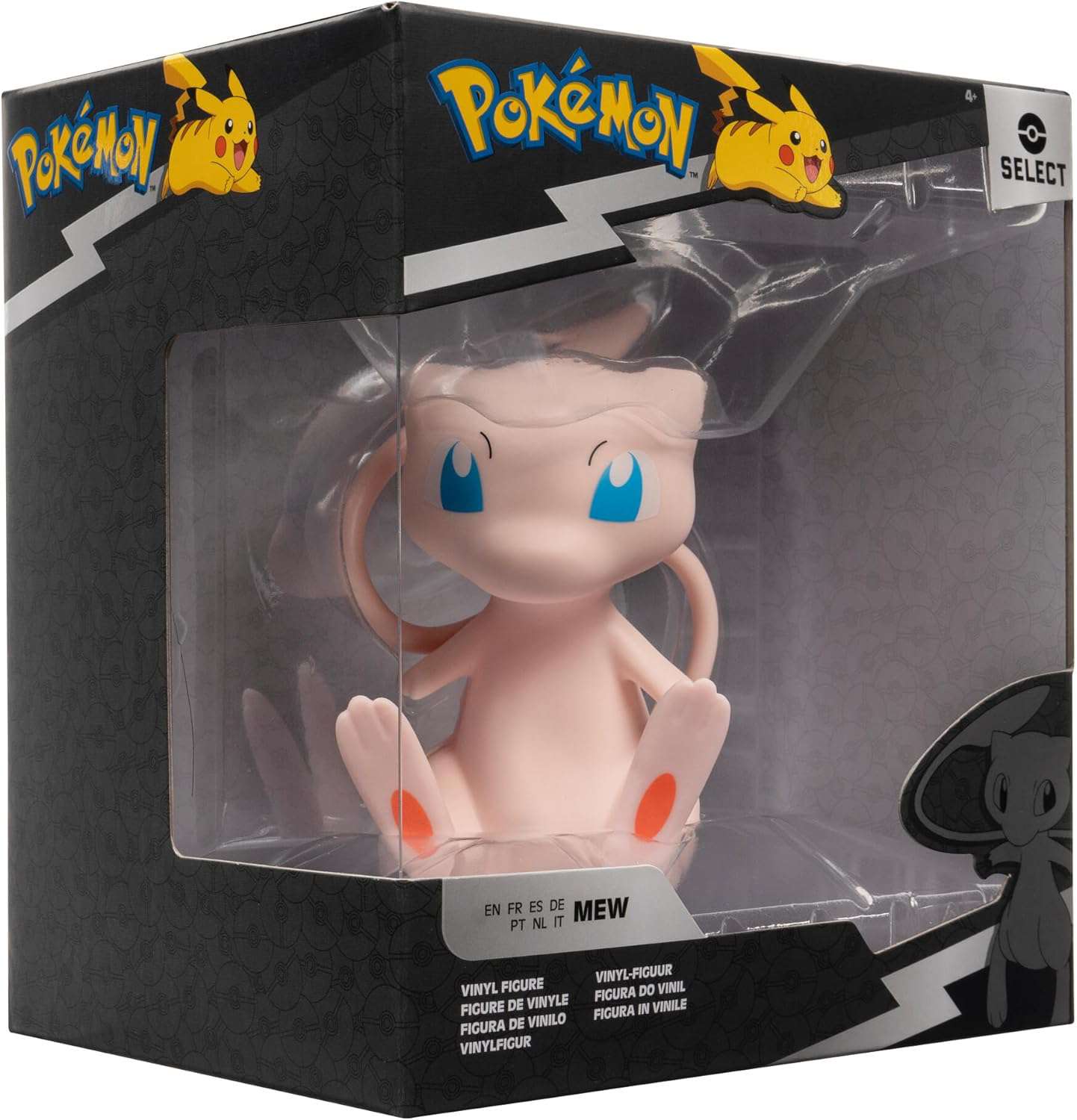 Jazwares Pokemon Mew 4-in Vinyl Figure