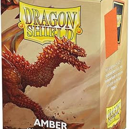 Dragon Shield Matte Amber Deck Protector - 100 Card Game Pieces