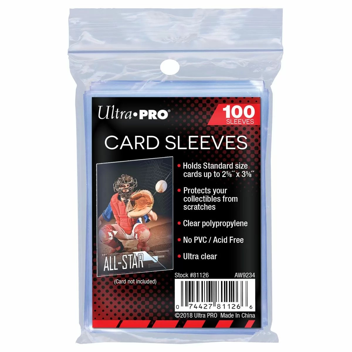 Ultra Pro Deck Protector Sleeves 66x91 mm, 100 Count
