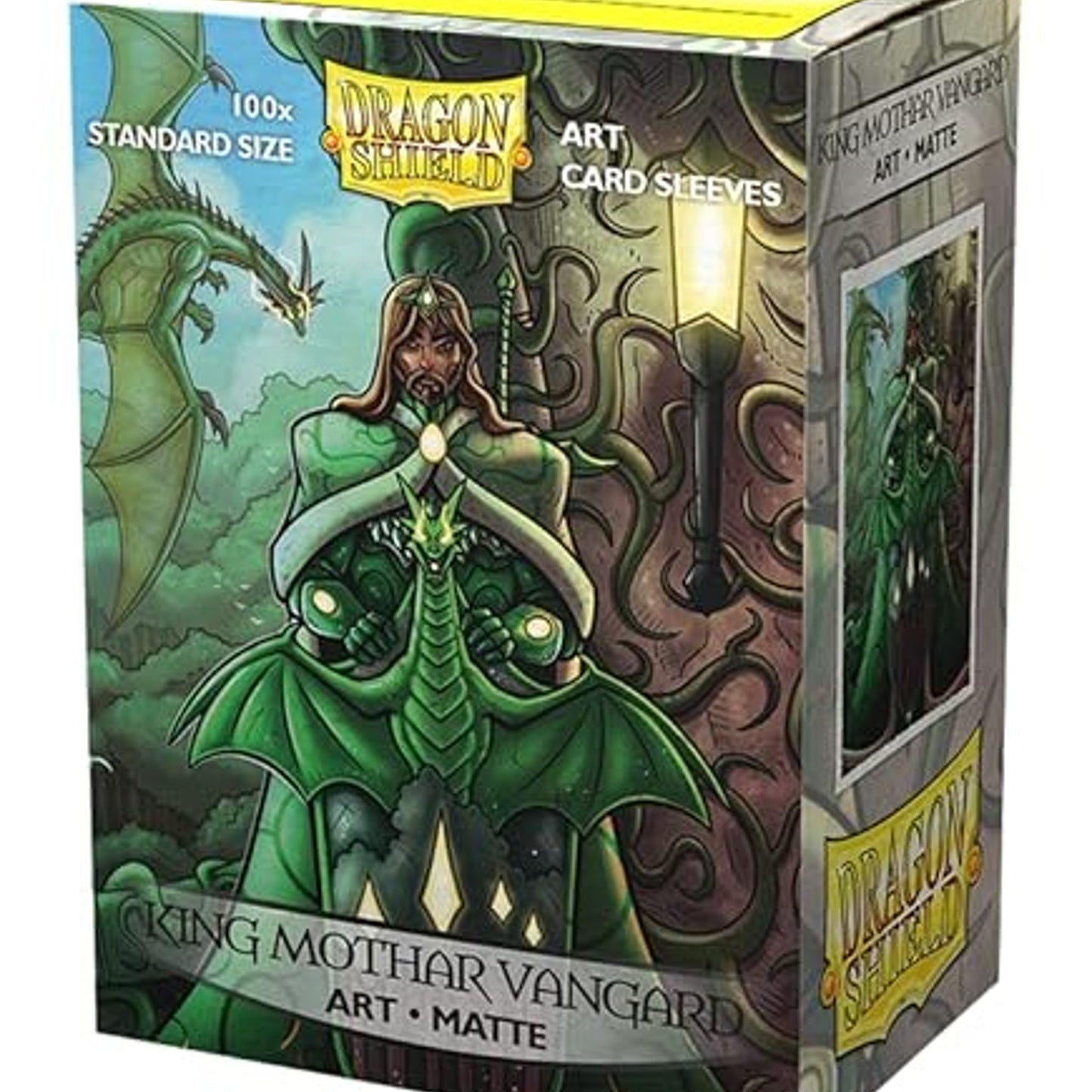 Arcane Tinmen Dragon Shield King Mothar Art Matte - 100 Count