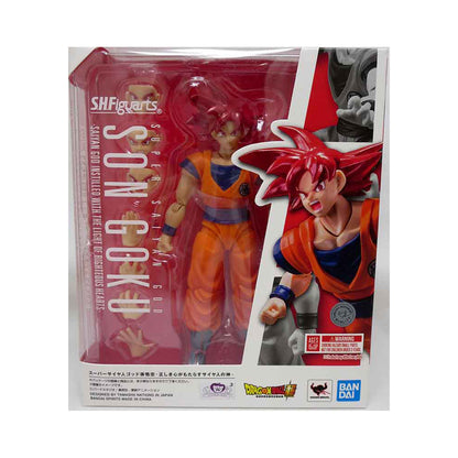 Tamashii Nations S.H. Figuarts Super Saiyan God Son Goku Figure