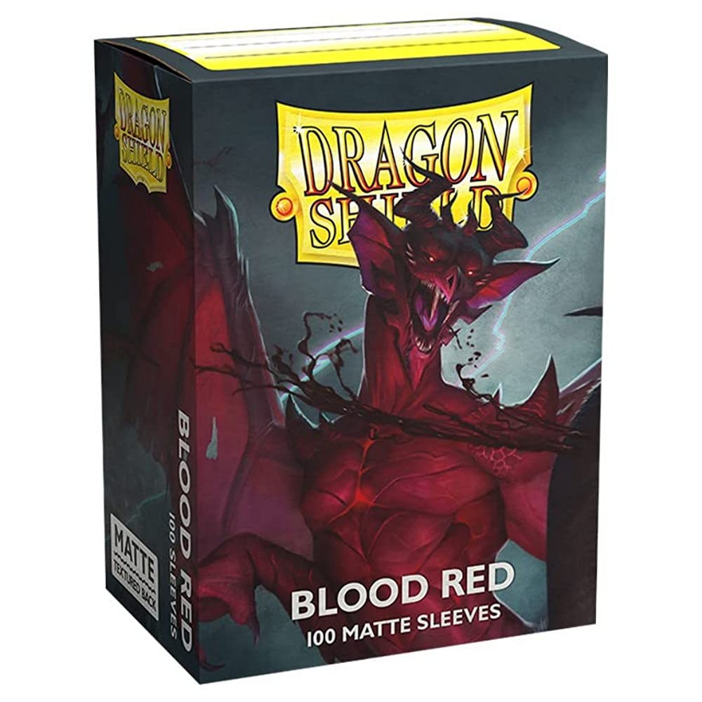 Arcane Tinmen Dragon Shields Matte Blood Card Sleeves, Pack of 100