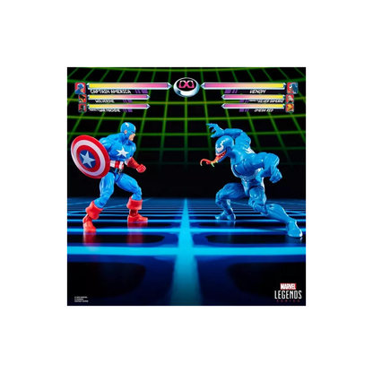 Marvel Legends Gamerverse Captain America Vs Venom Figures