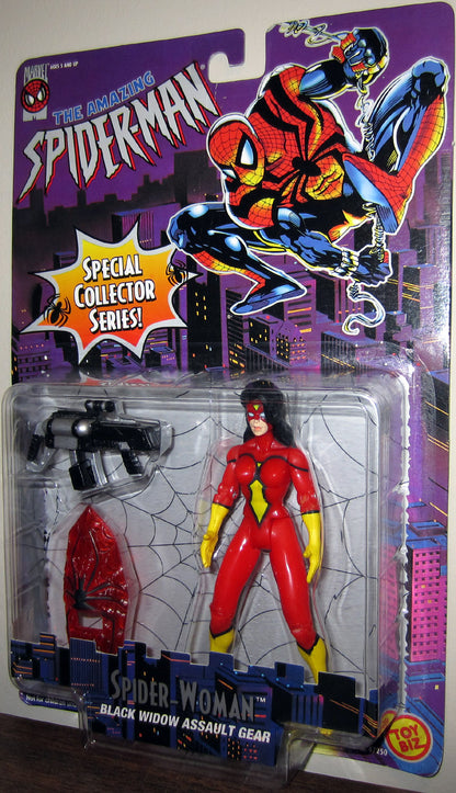 Spiderman Spider-Woman Action Figure Black Widow Assault Gear