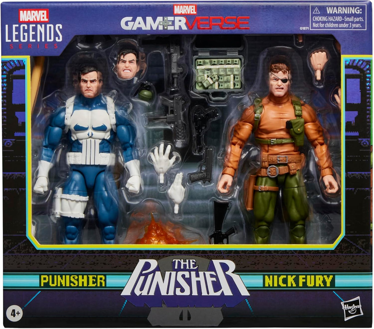 Hasbro Marvel Legends Punisher & Nick Fury Action Figure 2-Pack