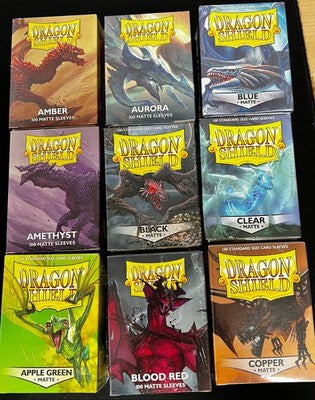 Dragon Shield Matte BU Deck Protector - 100 Count