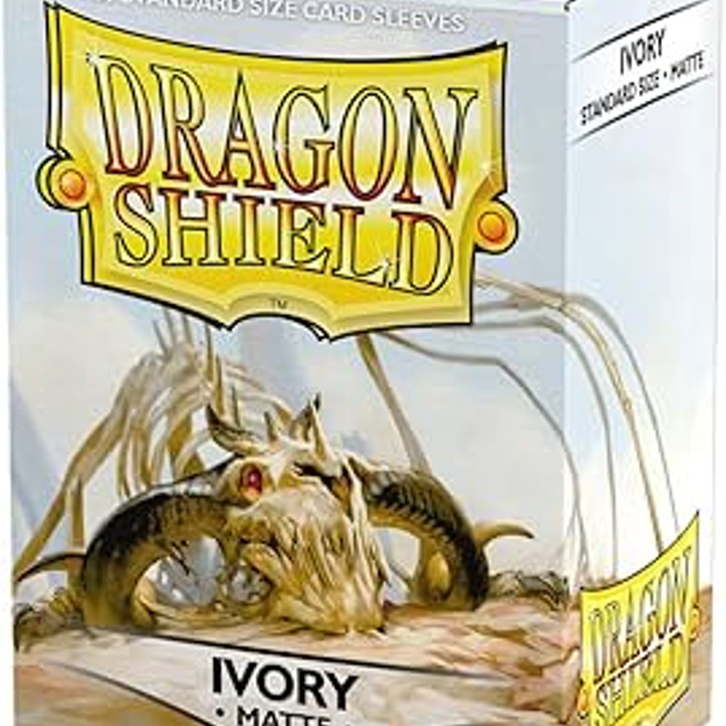 Arcane Tinmen Dragon Shield Matte Ivory Card Sleeves - 100 Count