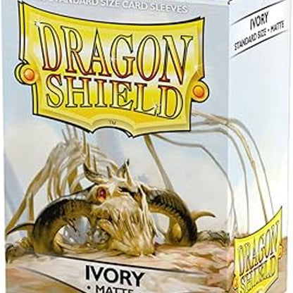 Arcane Tinmen Dragon Shield Matte Ivory Card Sleeves - 100 Count