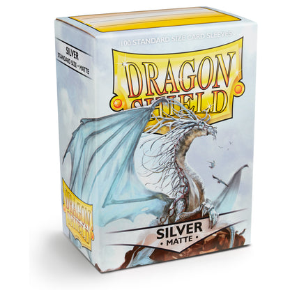 Arcane Tinmen Dragon Shield Matte Silver, 100 Card Sleeves