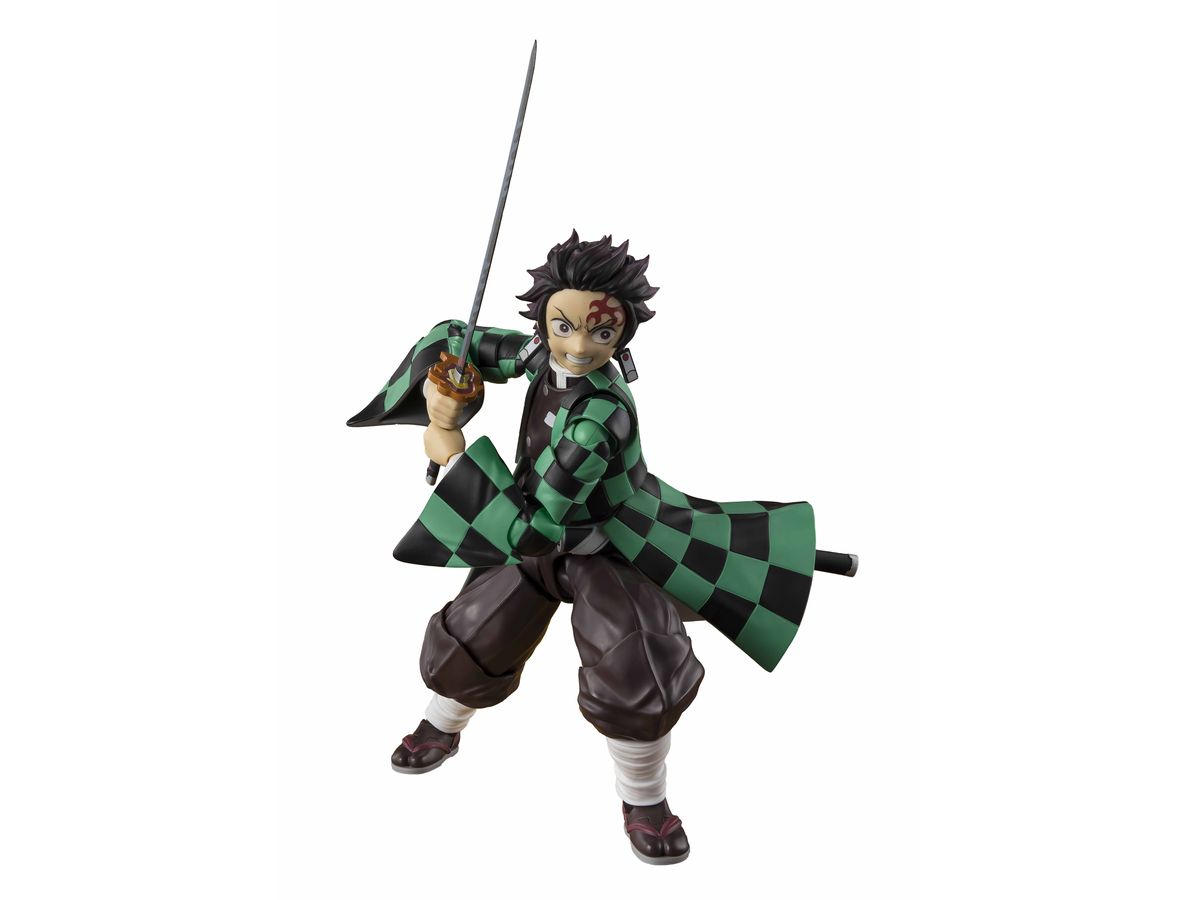 BoxLunch Demon Slayer S.H.Figuarts Tanjiro Kamado Figure Battle Ver.