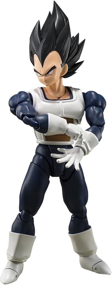 TAMASHII NATIONS Dragon Ball Vegeta S.H.Figuarts Action Figure, 14 cm