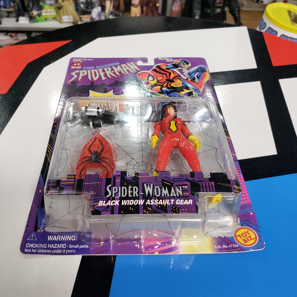 Spiderman Spider-Woman Action Figure Black Widow Assault Gear