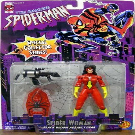 Spiderman Spider-Woman Action Figure Black Widow Assault Gear