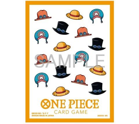 Bandai One Piece Card Game Sleeves 13 Hat Patterns New