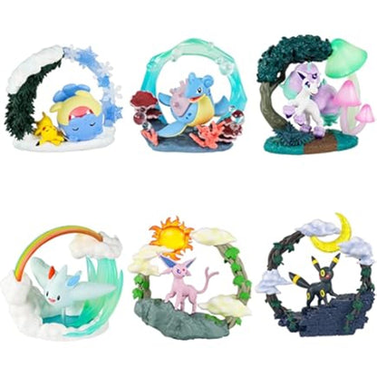 Re-Ment Pokemon Japanese Window Box, PVC ABS, 70x140x55 mm