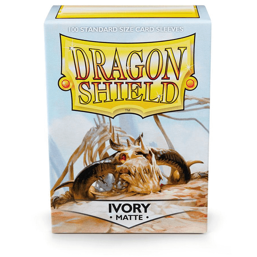 Arcane Tinmen Dragon Shield Matte Ivory Card Sleeves - 100 Count