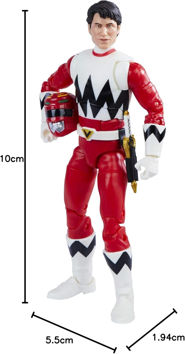 Power Rangers Lightning Collection Lost Galaxy Red Ranger 6-Inch Premium Collectible Action Figure Toy with Accessories