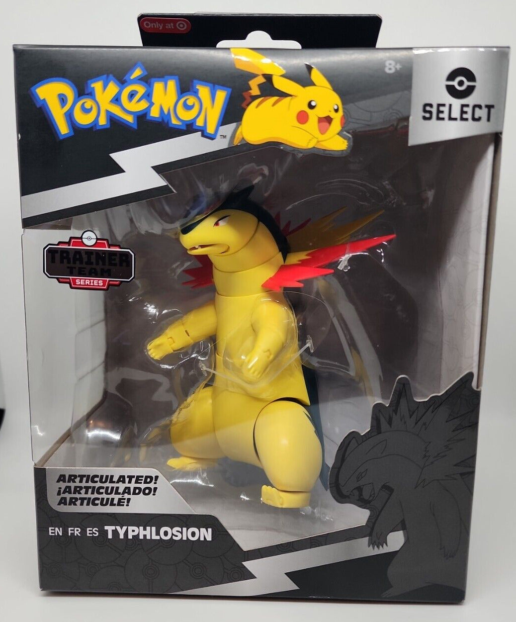 Pokemon Typhlosion Action Figure, Jazwares, 6-Inch