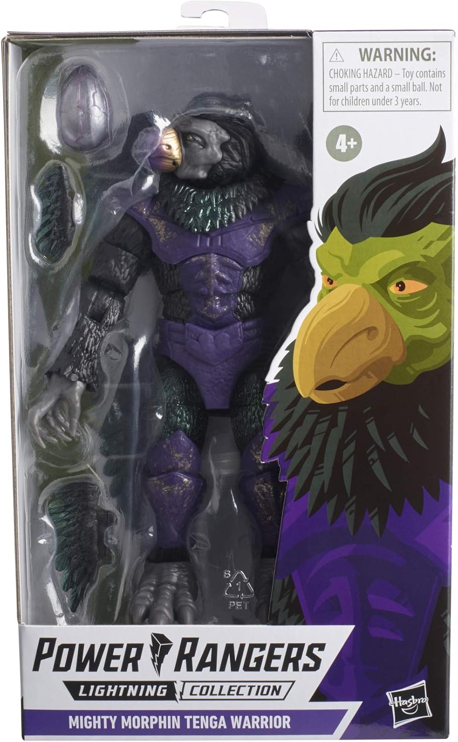 Power Rangers Lightning Collection Mighty Morphin Tenga Warrior 6-Inch Premium Collectible Action Figure Toy with Accessories