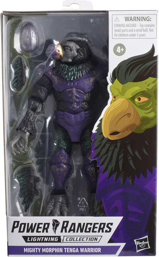 Power Rangers Lightning Collection Mighty Morphin Tenga Warrior 6-Inch Premium Collectible Action Figure Toy with Accessories