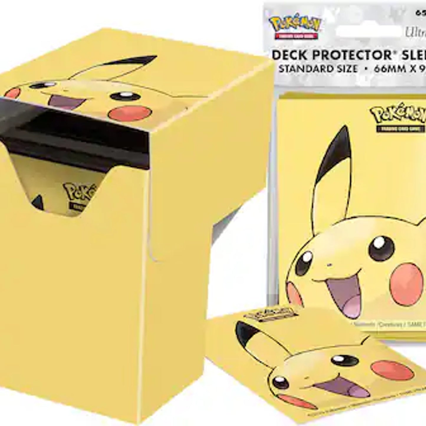 Pokemon Pikachu & Lightning Card Sleeve 64-Pack